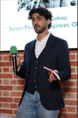 Joseph Goksu speaking at an event